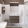 Тумба под раковину BELBAGNO UNO UNO-MINI-800-2C-SO-СO 80 см, подвесная, бежевый матовый UNO-MINI-800-2C-SO-CO
